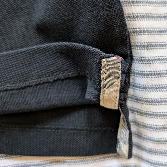 Burberry Brit Black Polo sz XL - Picture 6 of 7